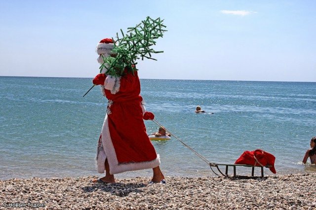 Крымские «каникулы» Деда Мороза