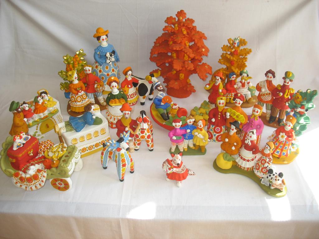 Дымковские игрушки   сувениры для детей 